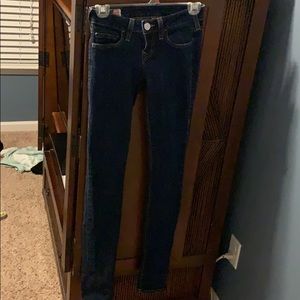 True Religion Low Rise Dark Jeans
